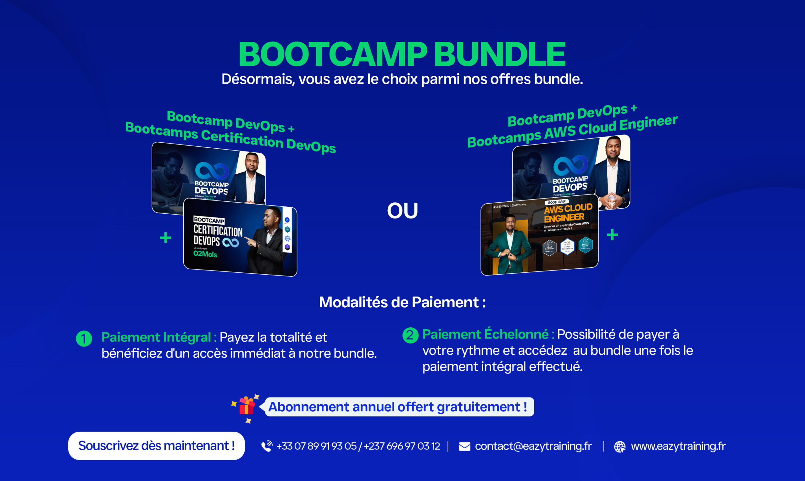 DEVOPS BUNDLE BOOTCAMP DevOps et BOOTCAMP Certification ou BOOTCAMP DevOps et BOOTCAMP AWS CLOUD